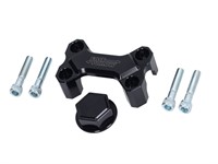 Lenkerklemme CNC Aluminium schwarz für Puch / EBR Gabeln «60x30mm» Lenkerklemme CNC Aluminium schwarz für Puch / EBR Gabeln «60x30mm»