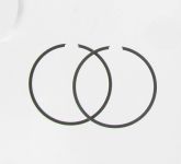Segments Athena 65mm pour Yamaha moteur Segments Athena 65mm pour Yamaha moteur