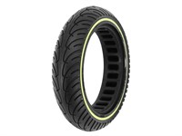 Pneu pour trottinette électrique 8 1/2x2 ou 8,5x2, en caoutchouc plein, fluorescent, diamètre intérieur : 142 mm