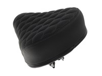 Selle (matelassée) noir et gris, universelle Selle (matelassée) noir et gris, universelle