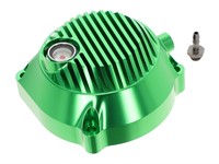 Carter d'embrayage alu vert CNC, pour démarrage par tirette, vélomoteurs Puch E50 Carter d'embrayage alu vert CNC, pour démarrage par tirette, vélomoteurs Puch E50