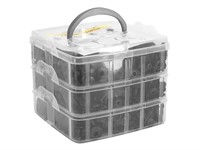 Clips de fixation pour habillage en plastique, universels, 5-10 mm, lot de 620 pièces Clips de fixation pour habillage en plastique, universels, 5-10 mm, lot de 620 pièces
