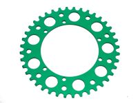 Couronne AKOA alu "vert anodisé" 40 dents, vélomoteurs Puch Maxi Couronne AKOA alu "vert anodisé" 40 dents, vélomoteurs Puch Maxi