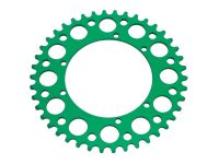 Couronne AKOA alu "vert anodisé" 42 dents, vélomoteurs Puch Maxi Couronne AKOA alu "vert anodisé" 42 dents, vélomoteurs Puch Maxi