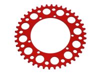 Couronne AKOA alu "rouge anodisé" 42 dents, vélomoteurs Puch Maxi Couronne AKOA alu "rouge anodisé" 42 dents, vélomoteurs Puch Maxi