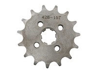 Pignon 15 dents 428, moto 50cc Derbi/Gilera Pignon 15 dents 428, moto 50cc Derbi/Gilera