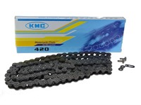 Chaîne moteur renforcée, KMC type 420 avec 140 maillons Chaîne moteur renforcée, KMC type 420 avec 140 maillons
