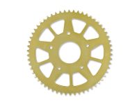 Couronne Alu 428 / 58 dents, moto Valenti Racing 50cc avec roue en fonte Couronne Alu 428 / 58 dents, moto Valenti Racing 50cc avec roue en fonte