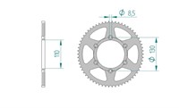 Couronne IGM 48 dents 420, , CPI Supermotard/Supercross 50cc