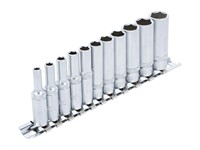 Douilles de (4 à 13mm) pour clé à douille 1/4 " Douilles de (4 à 13mm) pour clé à douille 1/4 "