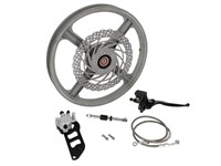 Kit de transformation freins à disque avant, vélomoteur Piaggio Ciao «qualité 1A» Kit de transformation freins à disque avant, vélomoteur Piaggio Ciao «qualité 1A»