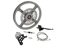 Kit de transformation freins à disque avant, vélomoteur Piaggio Si «qualité 1A» Kit de transformation freins à disque avant, vélomoteur Piaggio Si «qualité 1A»