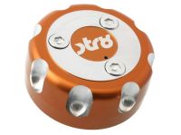 Bouchon d'essence tuning en alu, Derbi Senda, Orange éloxé Bouchon d'essence tuning en alu, Derbi Senda, Orange éloxé