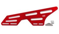 Protège chaine universel, alu eloxé rouge, universel moto Protège chaine universel, alu eloxé rouge, universel moto