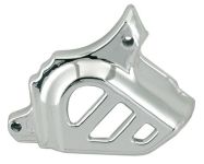 Cache pignon chromé, moto 50cc avec moteur Minarelli AM6 Cache pignon chromé, moto 50cc avec moteur Minarelli AM6