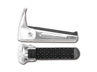 Paire de cales-pieds repliables, universels Paire de cales-pieds repliables, universels
