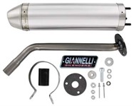 Schalldämpfer Giannelli aluminium, zu Auspuff 48172