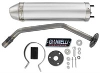 Silencieux Giannelli aluminium avec tube de fuite , moto 50cc Beta RR Motard 2010-2011