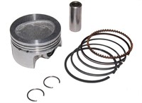 Piston complet (A) 80cc 49mm Piaggio 4temps