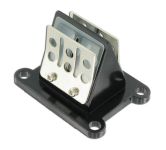 Boite à clapets alu 2 lamelles fibre, moto 50cc Derbi Euro2 et Euro3 Boite à clapets alu 2 lamelles fibre, moto 50cc Derbi Euro2 et Euro3
