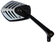 Rétroviseur Tomahawk reversible (gauche+droite) alu noir-argenté