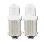 Ampoule phare arrière LED blanc 6V/12V BA9s (2 pcs)