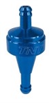 Filtre à essence TNT CNC Ø 6mm, bleu anodisé
