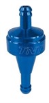 Benzinfilter TNT CNC Ø 6mm, blau eloxiert Benzinfilter TNT CNC Ø 6mm, blau eloxiert
