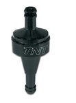 Filtre à essence TNT CNC Ø 6mm, noir mat