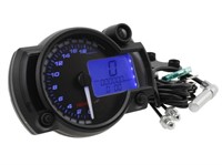 Compteur de vitesse KOSO digital Cockpit RX2N, universel, noir