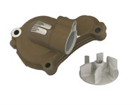 Couvercle de pompe à eau en magnesium avec hélice spéciale KAWASAKI KXF 250cc 2004-2006