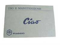 Bedienungsanleitung PIAGGIO Ciao Bedienungsanleitung PIAGGIO Ciao