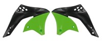 Ecope de radiateur noir/vert KX250F06-08