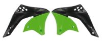Ecope de radiateur noir/vert KX250F06-08 Ecope de radiateur noir/vert KX250F06-08