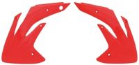 Ecope de radiateur rouge (CR04) Honda CRF450R 2009-2012 Ecope de radiateur rouge (CR04) Honda CRF450R 2009-2012