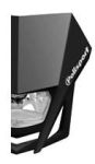 Plaque phare LMX halogène 12V 35/35W , ENDURO-CROSS, NOIR, universel, homolgué CE Plaque phare LMX halogène 12V 35/35W , ENDURO-CROSS, NOIR, universel, homolgué CE