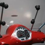 Kit montage visière Vespa ET4, ET2 Kit montage visière Vespa ET4, ET2