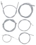 Set gaine + câbles gris, scooter Vespa PX 125-200cc (2ème serie) Set gaine + câbles gris, scooter Vespa PX 125-200cc (2ème serie)