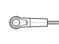 câble de frein arrière Vespa 3x1000mm (1 pcs) câble de frein arrière Vespa 3x1000mm (1 pcs)