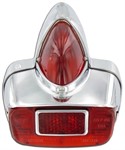 Rücklicht chrom/rot, Vespa 125 VBA1