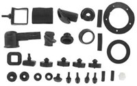 Set de gommes pour Vespa PX80-200 noir, 31-pcs Set de gommes pour Vespa PX80-200 noir, 31-pcs