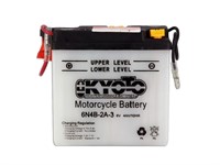 Batterie 6N4B-2AA-3 Kyoto avec Pack Acide Batterie 6N4B-2AA-3 Kyoto avec Pack Acide