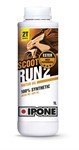 Huile 2 temps Ipone Scoot Run 2, 1 litre Huile 2 temps Ipone Scoot Run 2, 1 litre