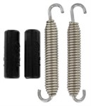 Ressort d'échappement POLINI Inox avec gomme 79mm