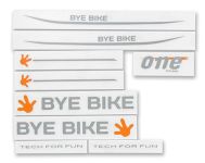 Autocollants carénages latéraux, BYE BIKE Autocollants carénages latéraux, BYE BIKE