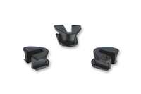Guides plastiques (3 triangles) de plaque d'appui vario MHR galets 19mm Guides plastiques (3 triangles) de plaque d'appui vario MHR galets 19mm