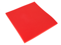 Plaque de mousse de filtre à air rouge a découper (28x30x1,5cm)