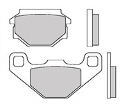 Bremsbeläge vorne Galfer organisch 56.3 x 34.7 x 10.5 mm/85 x 42.1 x 7.8 mm