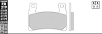 Plaquettes de frein (2pcs) Galfer avant Sinter street, Honda CBR 900cc (SC33),VTR 1000 SP1-2, CB 1300cc