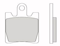 Mâchoires de frein Galfer organique 44.8 x 53.4 x 8.6 mm Mâchoires de frein Galfer organique 44.8 x 53.4 x 8.6 mm